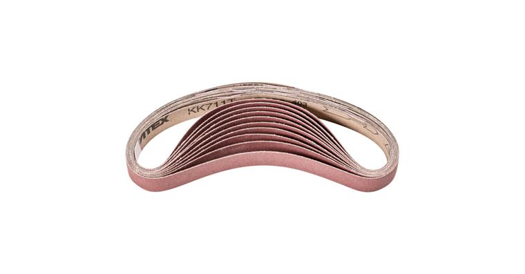 1043537504 corundum sanding belt BA 20x520mm A120 universal application belt sander