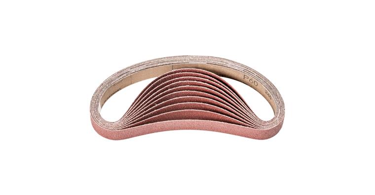 1043537502 corundum sanding belt BA 20x520mm A60 universal application with belt sander