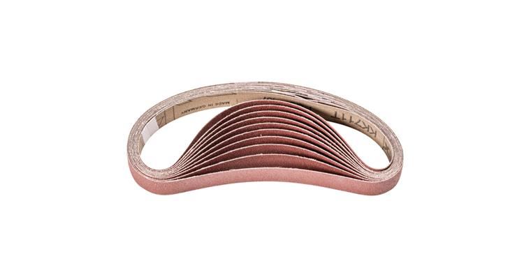 1043537503 corundum abrasive belt BA 20x520mm A80 universal application with belt sander