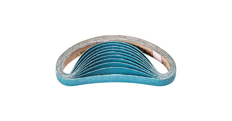 1001434429 zirconium abrasive belt BA 20x520mm Z60 for high stock removal with belt grinder