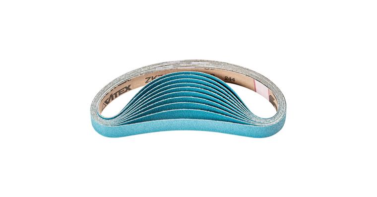 1001434430 zirconium abrasive belt BA 20x520mm Z80 for high stock removal with belt grinder