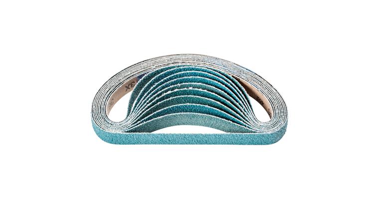 1001434713 zirconium abrasive belt BA 20x520mm Z36 for high stock removal with belt grinder