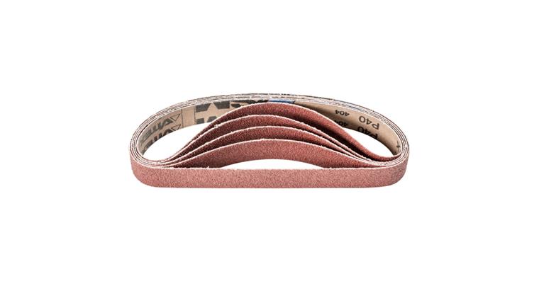 1043537601 corundum abrasive belt BA 30x533 mm A40 for use with pipe belt grinder