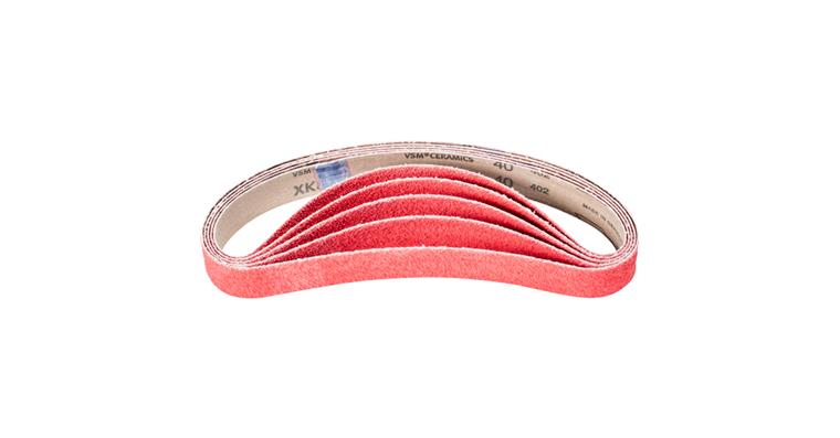 1001436730 ceramic grain abrasive belt BA 30x610mm CO-COOL40 for grinding stainless steel