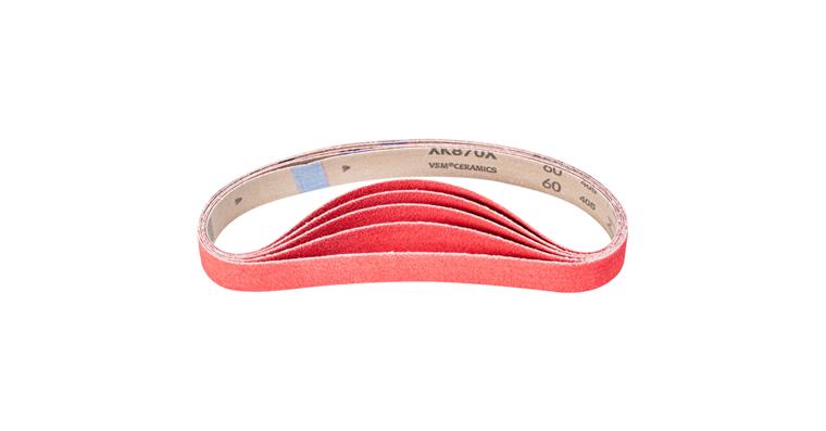 1001436731 ceramic grain abrasive belt BA 30x610mm CO-COOL60 for grinding stainless steel