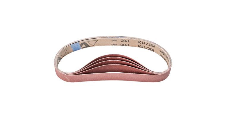 1001436163 corundum abrasive belt BA 30x610mm A80 universal application pipe belt grinder