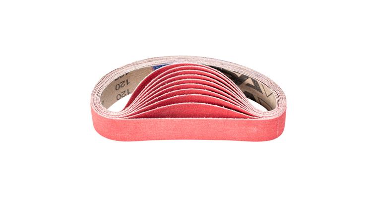 1001440437 ceramic grain abrasive belt BA 35x450 mm CO-COOL120 for grinding stainless steel