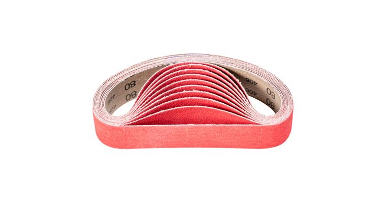 1001440436 ceramic grain abrasive belt BA 35x450mm CO-COOL80 for grinding stainless steel