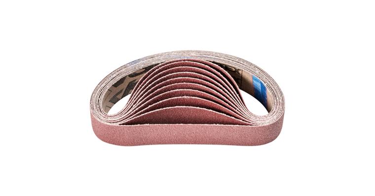 1001434439 corundum abrasive belt BA 35x450mm A60 universal application pipe belt sander