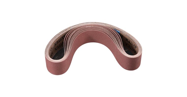 1001441871 corundum abrasive belt BA 40x760 mm A120 for use with pipe belt grinder