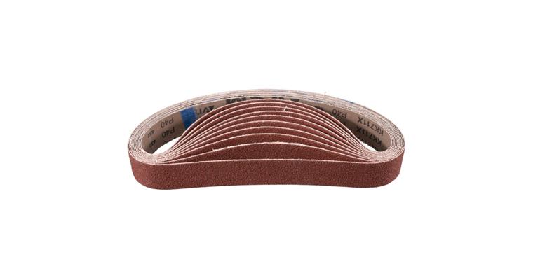 1001441868 corundum abrasive belt BA 40x760 mm A40 for use with pipe belt grinder