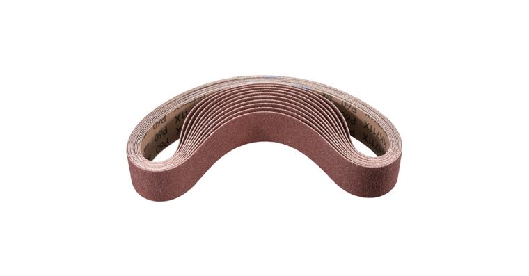 1001441869 corundum abrasive belt BA 40x760 mm A60 for use with pipe belt grinder