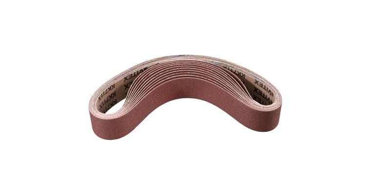 1001441870 corundum abrasive belt BA 40x760 mm A80 for use with pipe belt grinder