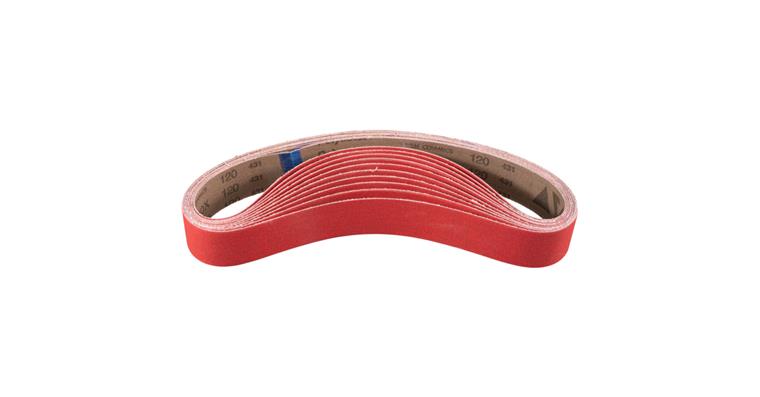 1001441867 ceramic grain abrasive belt BA 40x760 mm CO-COOL120 for grinding stainless steel