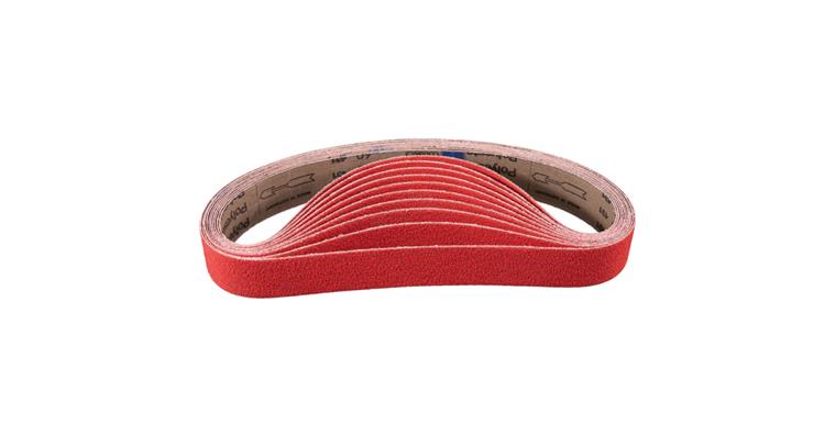 1001441880 ceramic grain abrasive belt BA 40x820 mm CO-COOL60 for grinding stainless steel