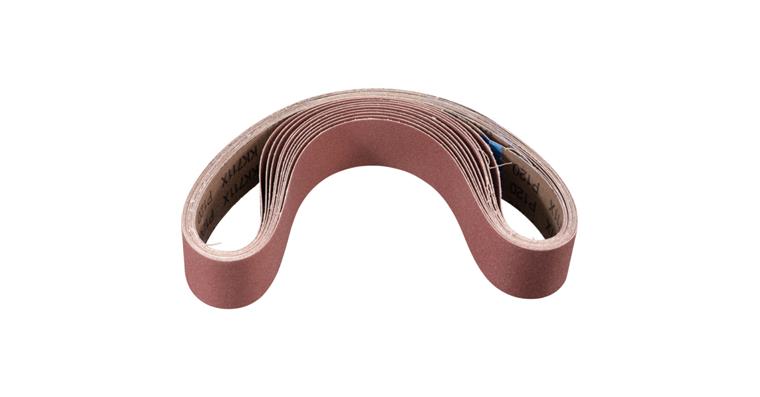 1001441886 corundum abrasive belt BA 40x820 mm A120 for use with pipe belt grinder