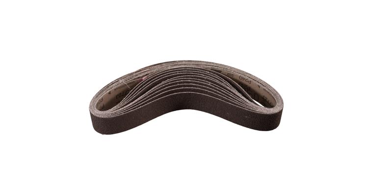 1001441889 compact grit sanding belt BA 40x820 mm A240 CK fine sanding pipe belt sander