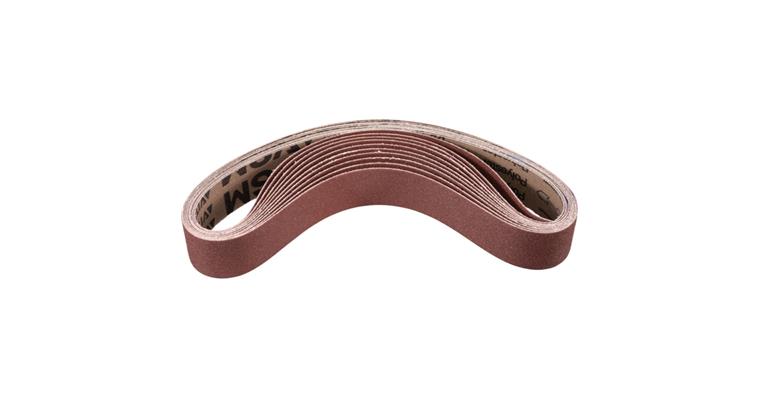 1001441885 corundum abrasive belt BA 40x820 mm A80 for use with pipe belt grinder