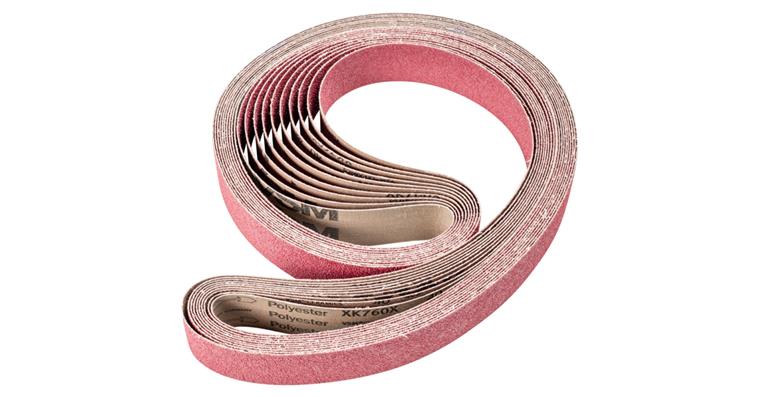 1001440366 ceramic grain abrasive belt BA 50x2000mm CO40 maximum stock removal on steel
