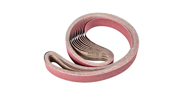 1001440368 ceramic grain abrasive belt BA 50x2000mm CO60 maximum stock removal on steel