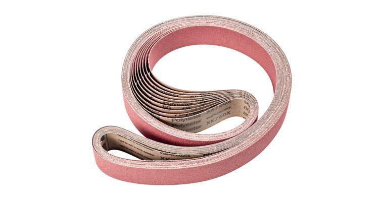 1001440369 ceramic grain abrasive belt BA 50x2000mm CO80 maximum stock removal on steel