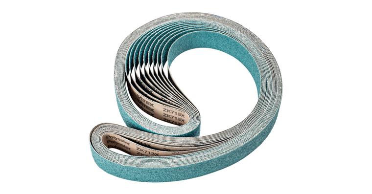 1001434823 zirconium abrasive belt BA 50x2000mm Z36 for high stock removal with belt grinder