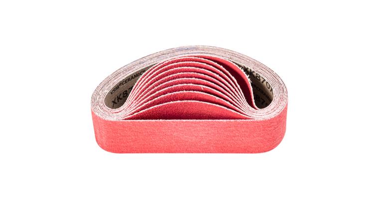 1001440439 ceramic grain abrasive belt BA 50x450mm CO-COOL60 for grinding stainless steel
