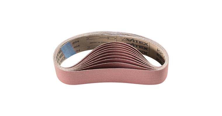 1001435493 corundum abrasive belt BA 50x450mm A240 for use with pipe belt grinder