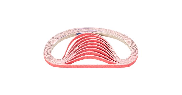 1001436669 ceramic grit sanding belt BA 6x305 mm CO-COOL120 for stainless steel sanding 100