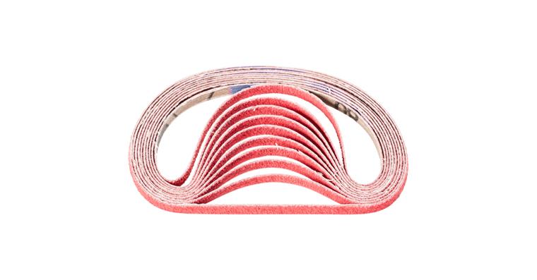1001436668 ceramic grain abrasive belt BA 6x305 mm CO-COOL80 for grinding stainless steel