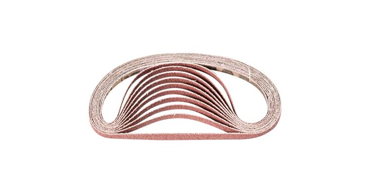 1001435422 corundum sanding belt BA 6x305 mm A80 universal application belt sander 100
