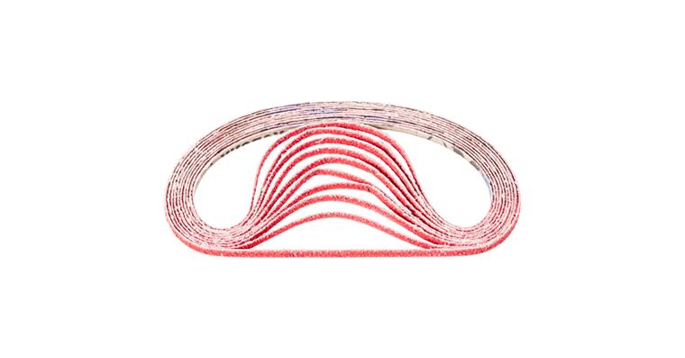 1001436670 ceramic grain abrasive belt BA 6x520 mm CO-COOL40 for grinding stainless steel