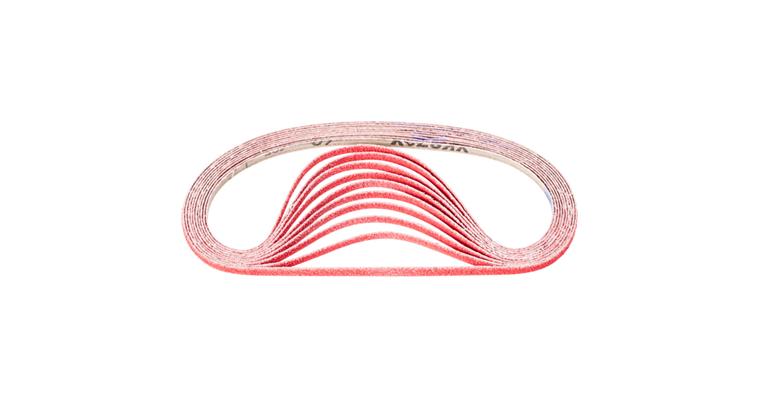 1001436671 ceramic grain abrasive belt BA 6x520mm CO-COOL 60 for grinding stainless steel