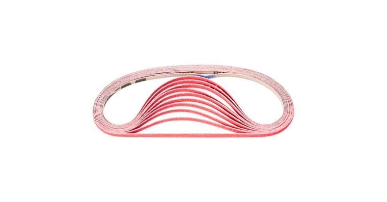 1001436672 ceramic grain abrasive belt BA 6x520mm CO-COOL 80 for grinding stainless steel