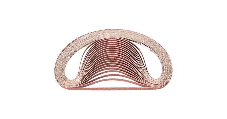 1043537203 corundum abrasive belt BA 6x520mm A80 universal application with belt sander