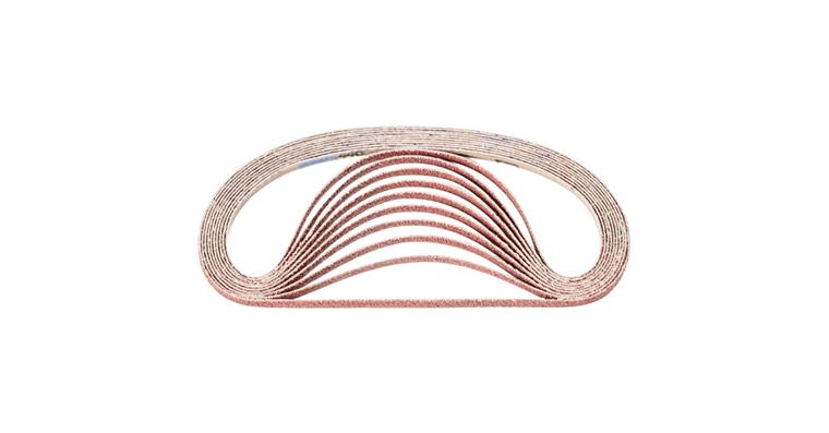 1043537201 corundum abrasive belt BA 6x520mm A40 universal application with belt sander