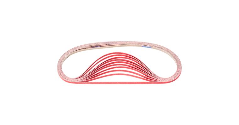 1001436677 ceramic grain abrasive belt BA 6x610mm CO-COOL120 for grinding stainless steel