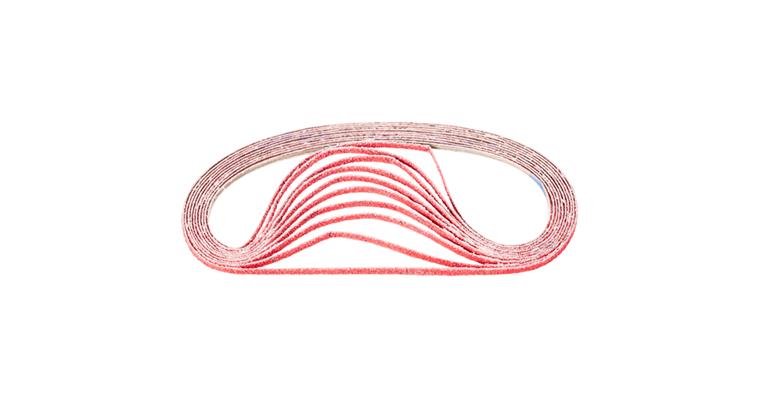 1001436674 ceramic grain abrasive belt BA 6x610mm CO-COOL40 for grinding stainless steel