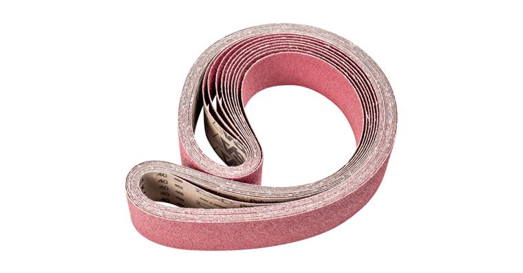 1001440379 ceramic grain abrasive belt BA 75x2000mm CO40 maximum stock removal on steel