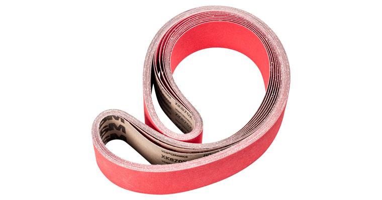 1001440388 ceramic grain abrasive belt BA 75x2000mm CO-COOL80 for grinding stainless steel