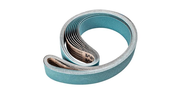 1001434739 zirconium abrasive belt BA 75x2000mm Z60 FORTE high stock removal with belt grinder
