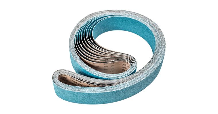 1001434680 zirconium abrasive belt BA 75x2250mm Z40 for high stock removal with belt grinder