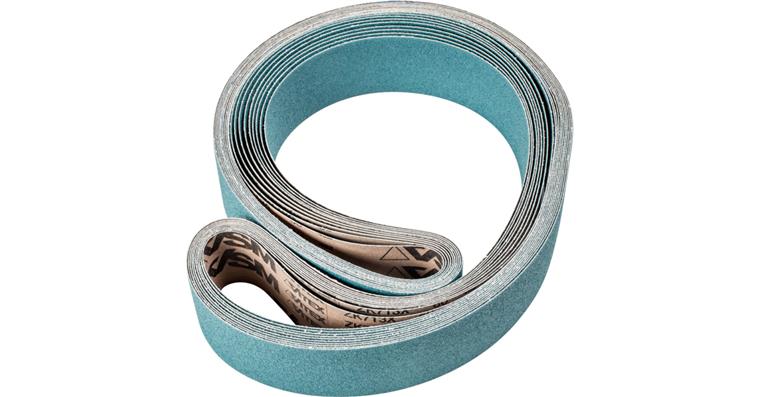 1001434681 zirconium abrasive belt BA 75x2250mm Z60 for high stock removal with belt grinder
