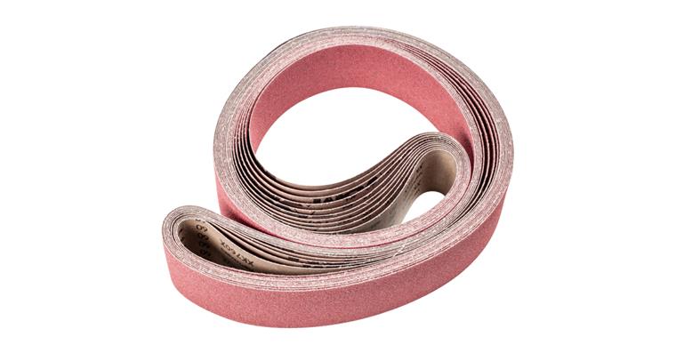 1001440394 ceramic grain abrasive belt BA 75x2500mm CO60 maximum stock removal on steel