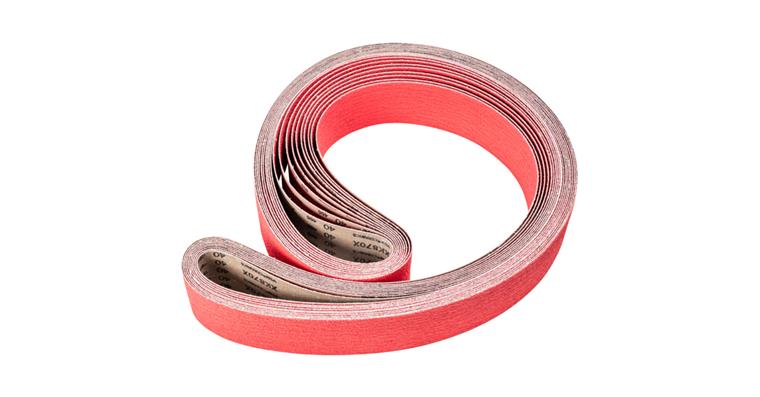 1001440398 ceramic grain abrasive belt BA 75x2500mm CO-COOL40 for grinding stainless steel