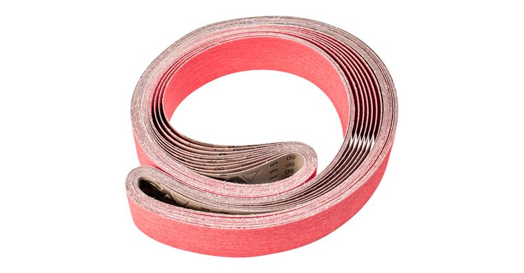 1001440399 ceramic grain abrasive belt BA 75x2500mm CO-COOL50 for grinding stainless steel