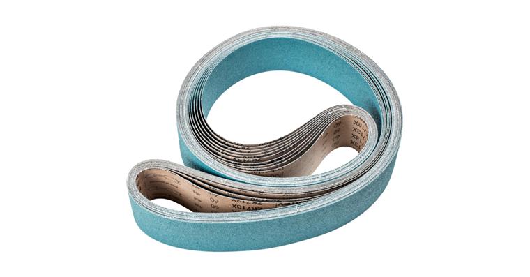 1001434521 zirconium abrasive belt BA 75x2500mm Z60 for high stock removal with belt grinder