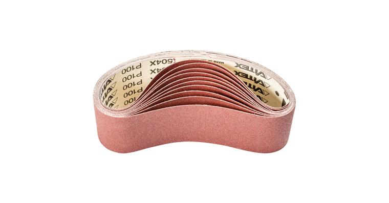 1001434860 corundum sanding belt BA 75x533 mm A100 universal application belt sander