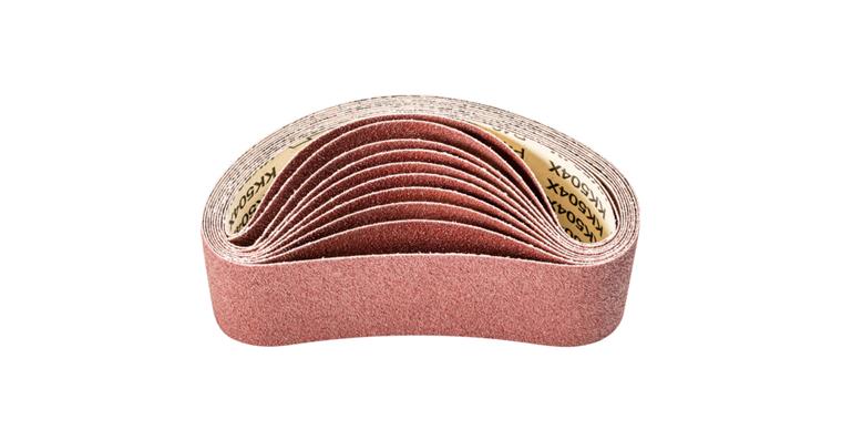 1001434465 corundum abrasive belt BA 75x533mm A40 universal application with belt sander