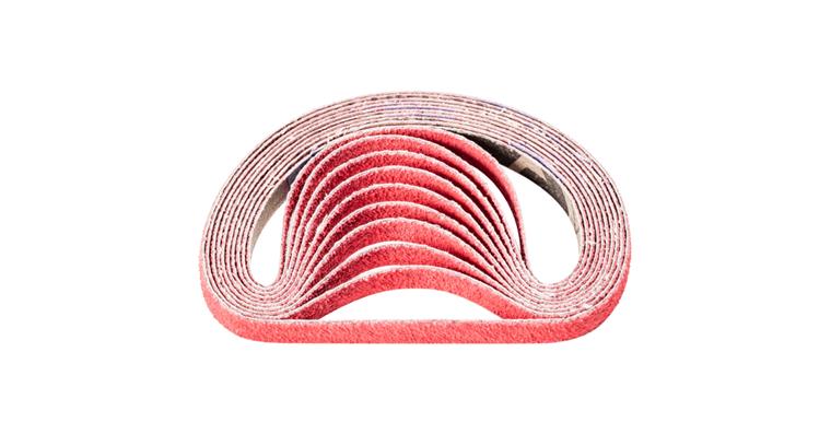 1001436679 ceramic grain abrasive belt BA 9x305 mm CO-COOL60 for grinding stainless steel